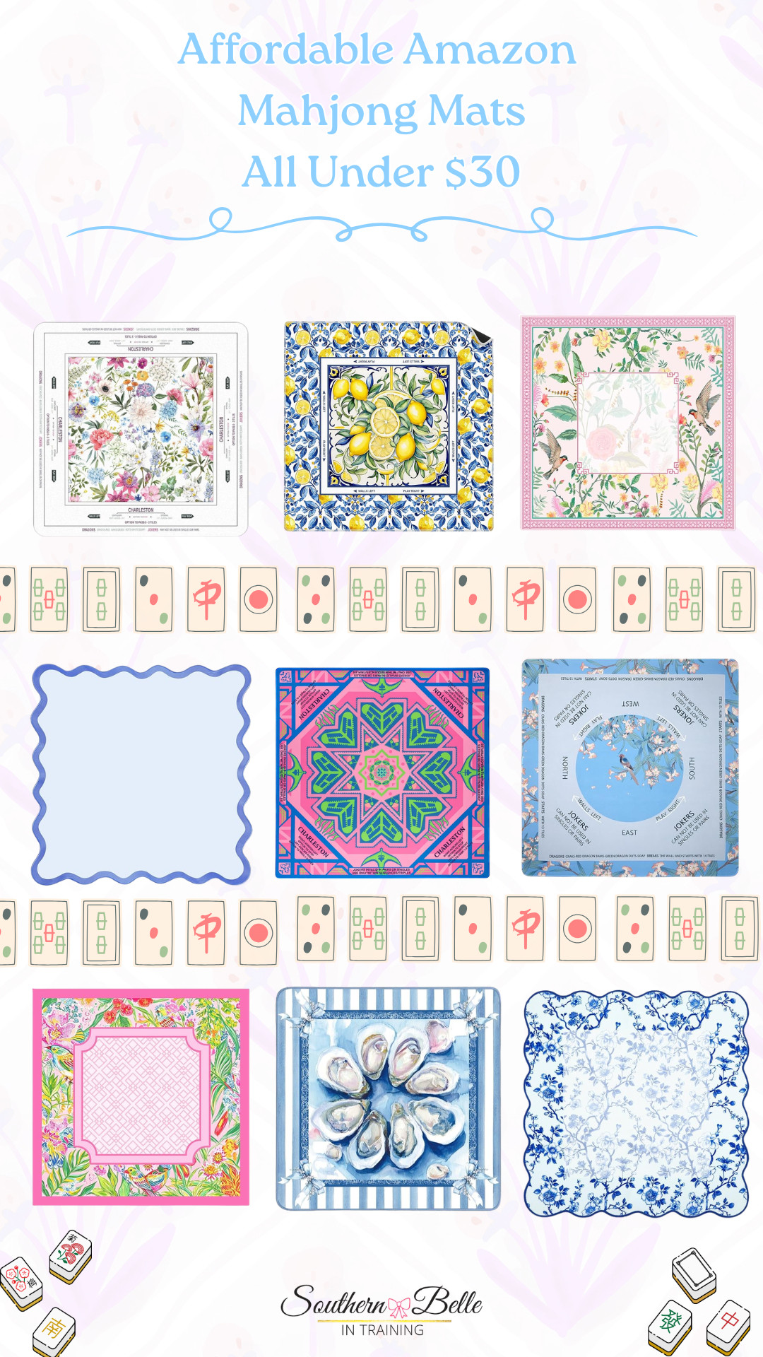 Affordable Mahjong Mats from Amazon!!

#mahjong #mahjongmat #mahjongaccessories #mahj  

 