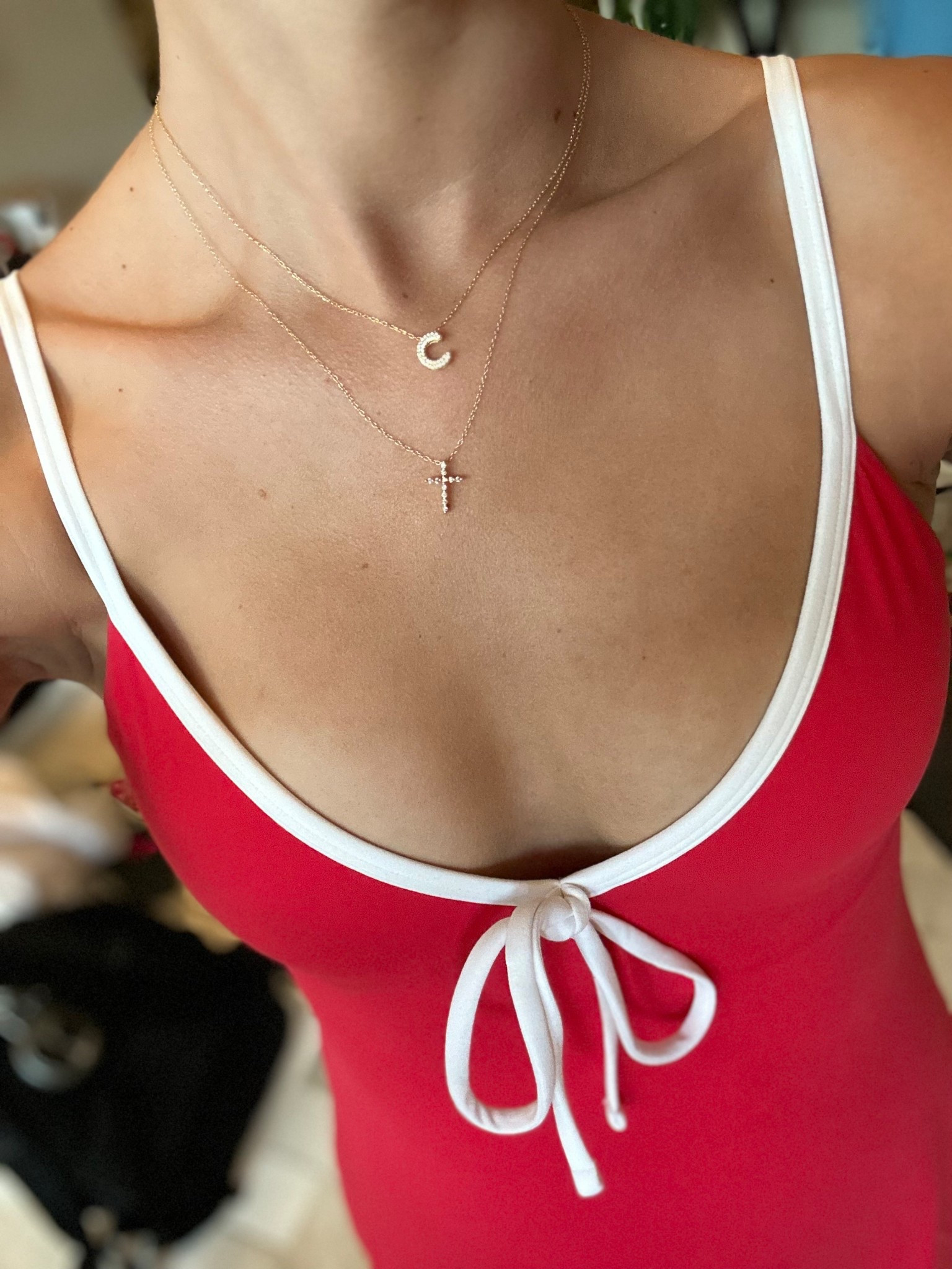 Argento Vivo initial necklace
C necklace
Nordstrom find 