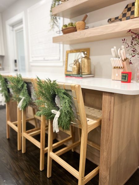 Barstools under $100, wreaths on sale for $15 with code “25MERRY", gold brass bells for Christmas! 

#LTKhome #LTKHoliday #LTKSeasonal