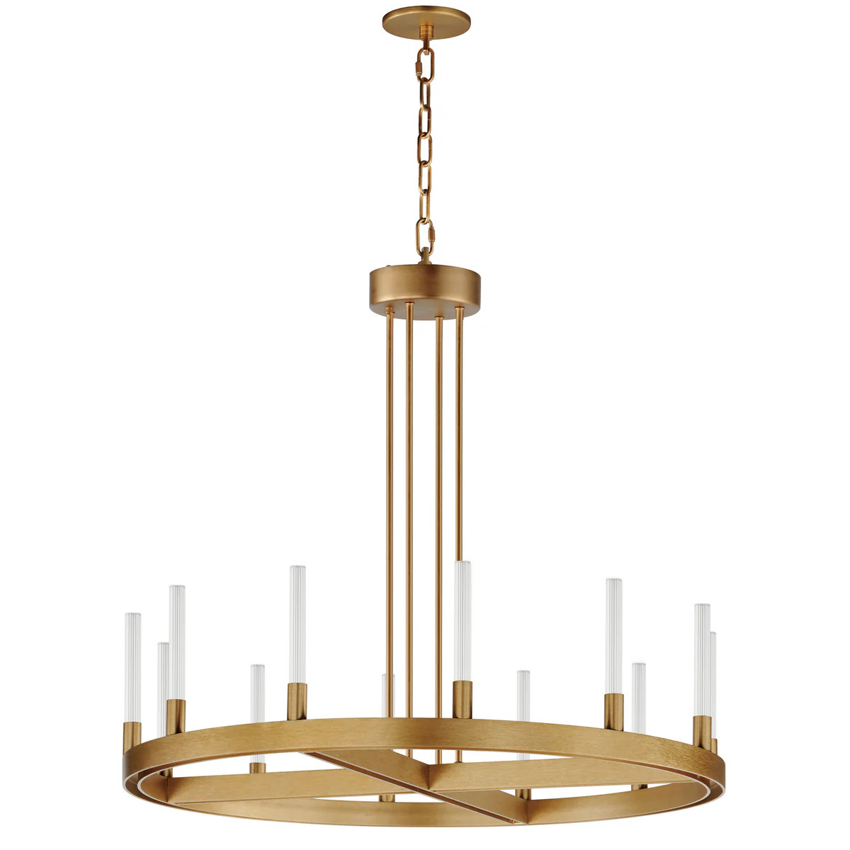 Ovation LED Chandelier Gold | Lighting Design