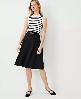 Chain Pleated Skirt | Ann Taylor (US)