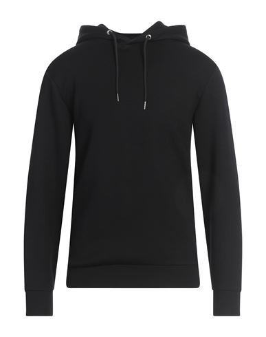 Selected Homme Man Sweatshirt Black Size S EcoVero viscose, Recycled polyester, Elastane | YOOX (US)
