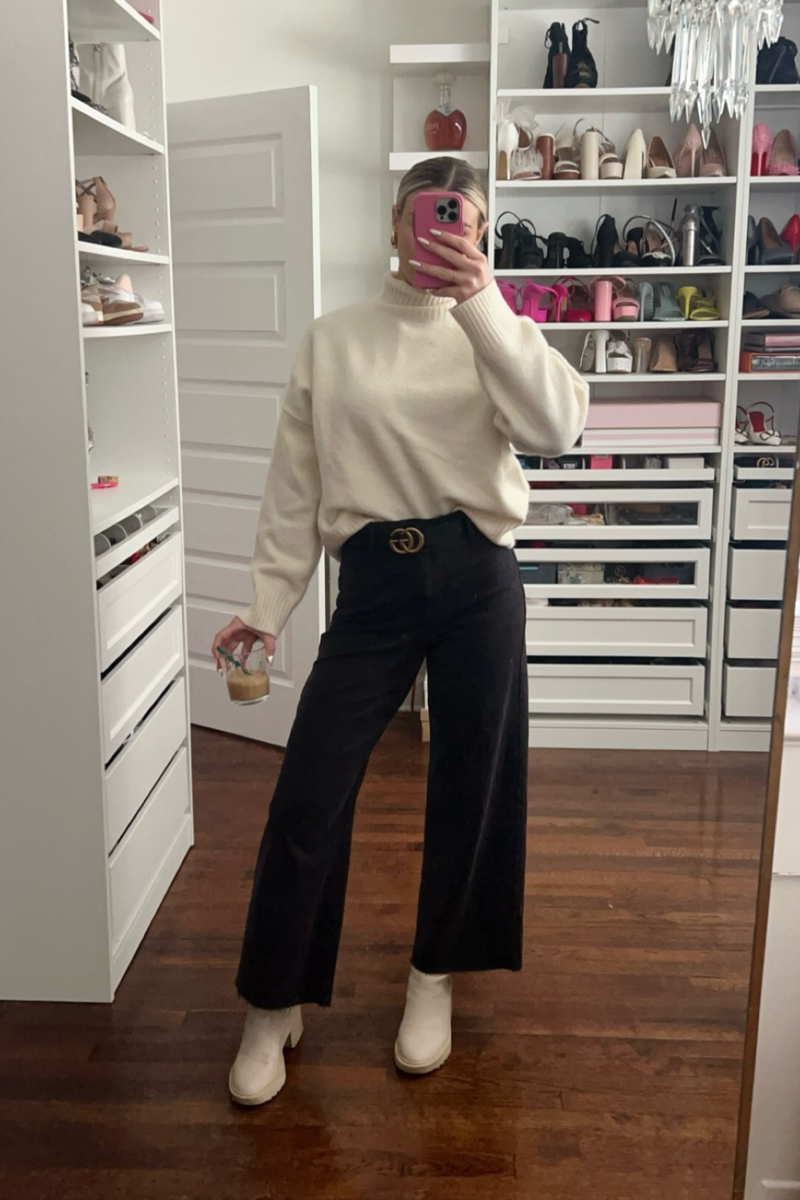 I work in construction and today was a day I went to do some site visits but also had to still be dressed up for some meetings. Also was freezing so layered up with leggings underneath the jeans and a thermal shirt underneath the sweater. 

#LTKstyletip #LTKworkwear #LTKSeasonal