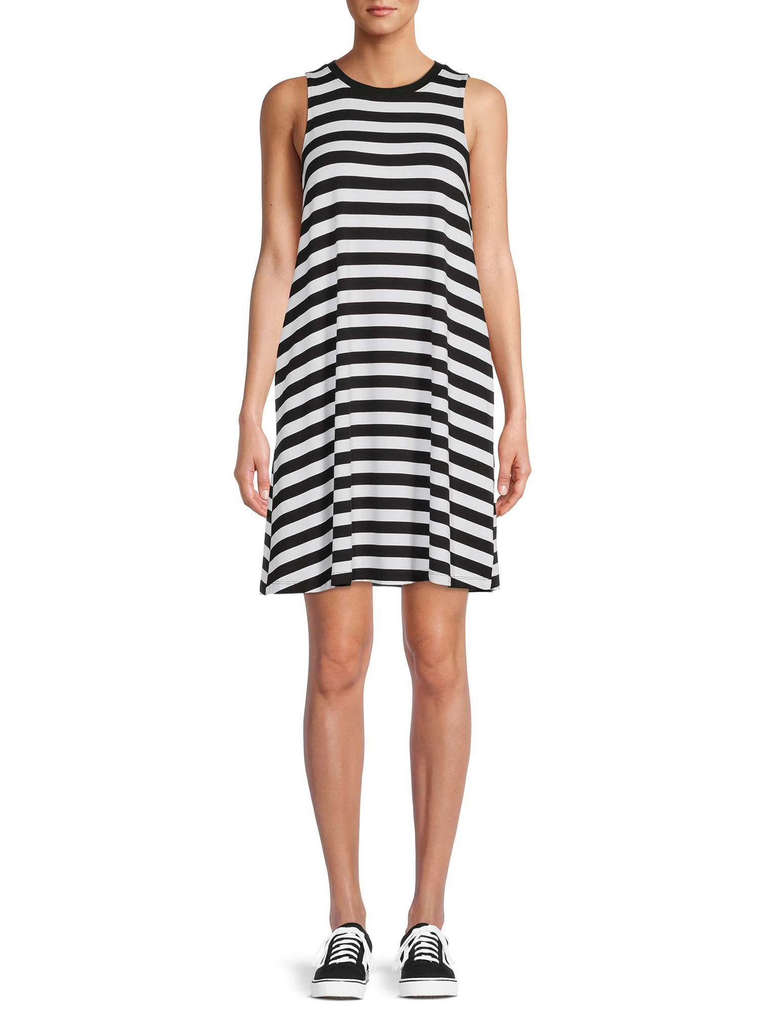 Time and Tru Women's Sleeveless Knit Dress | Walmart (US)