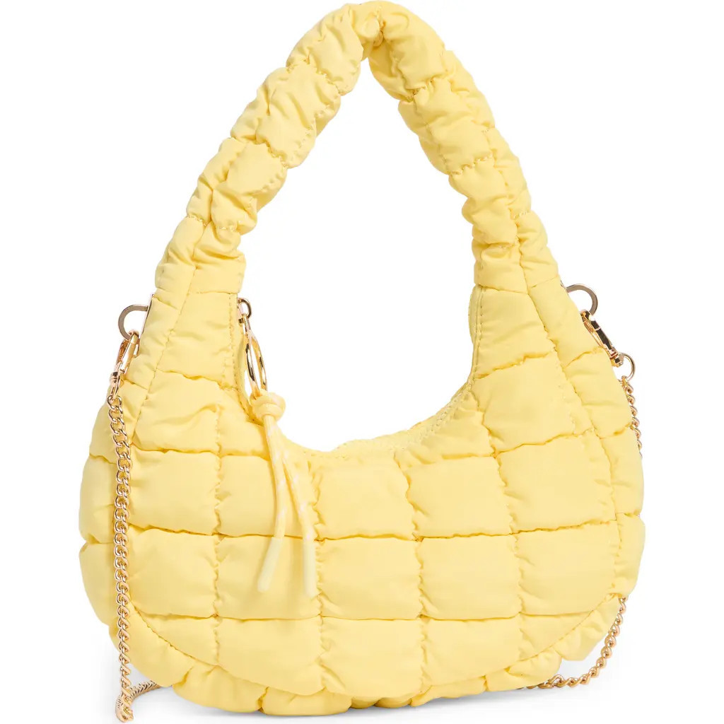 URBAN EXPRESSIONS HANDBAGS Small Nylon Hobo Bag in Yellow at Nordstrom Rack | Nordstrom Rack