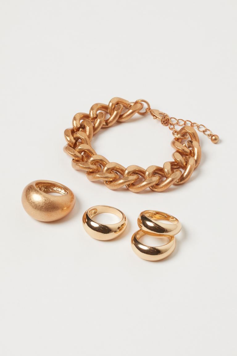Bracelet and Rings | H&M (US + CA)