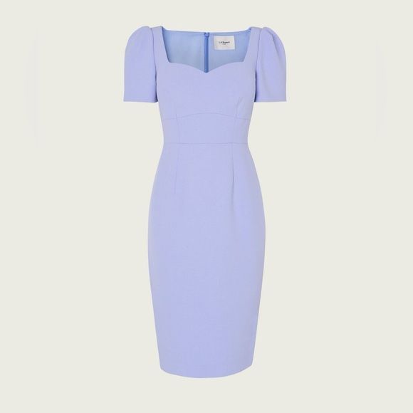 LK Bennett Dee Pale Blue Crepe Shift Dress size 4 | Poshmark