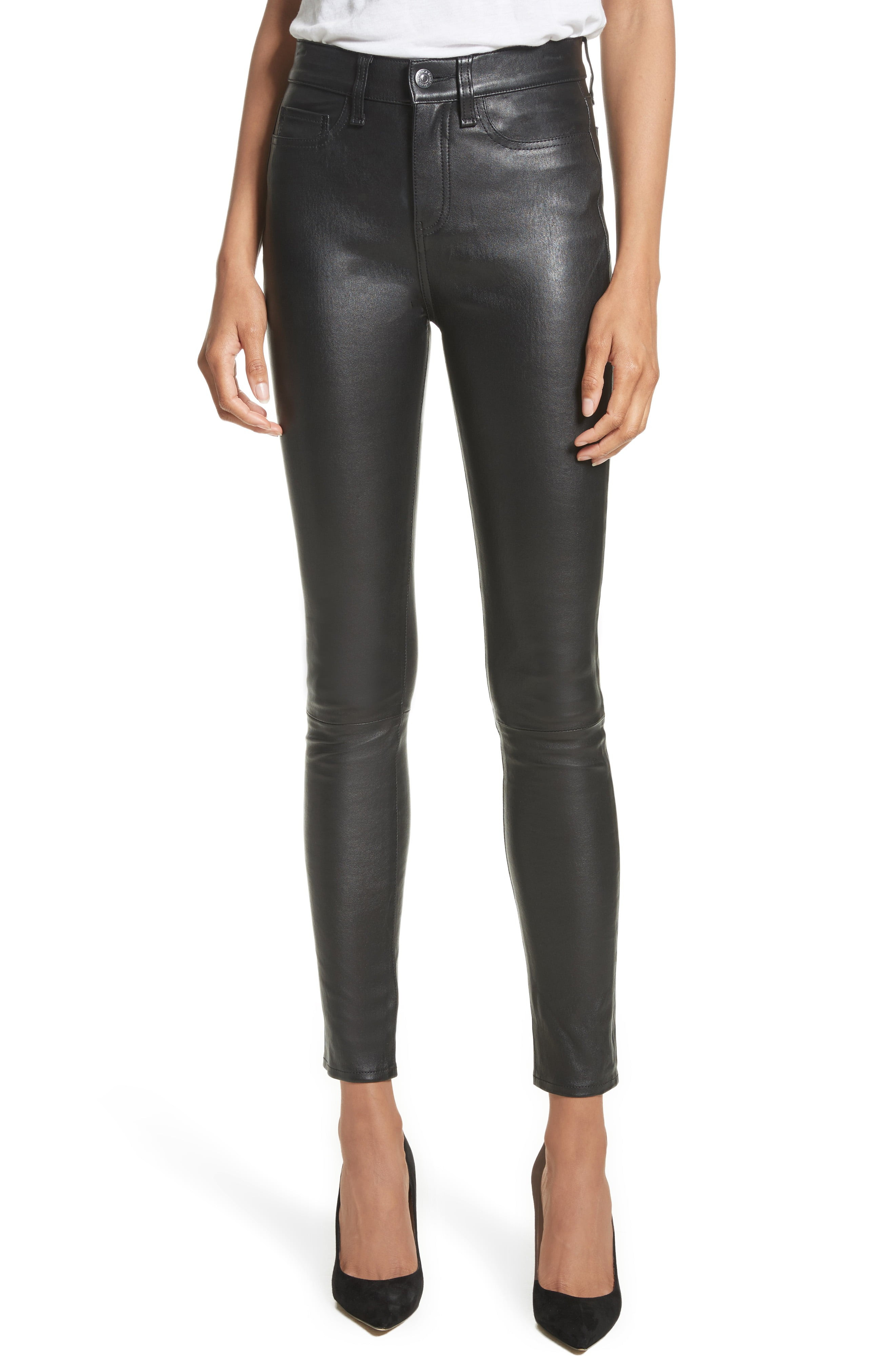 Kate Lambskin Leather Pants | Nordstrom