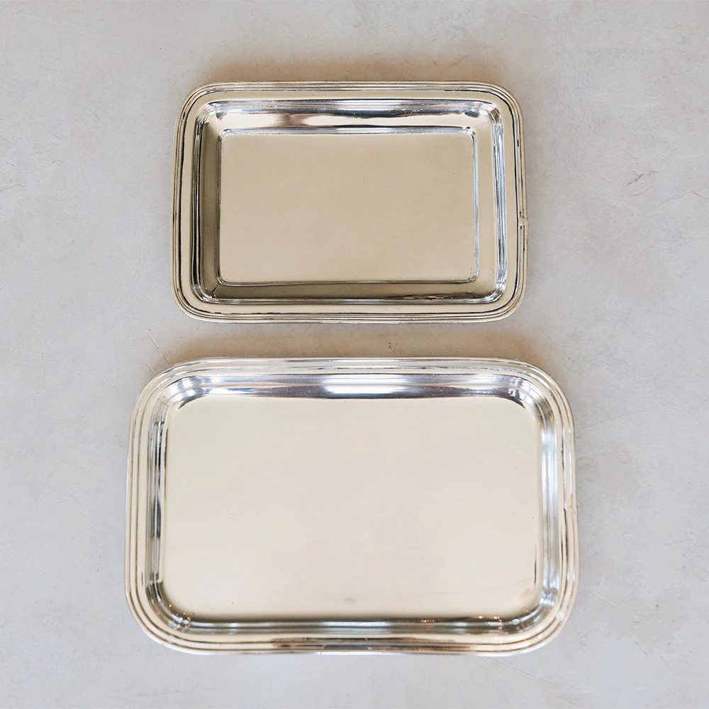 Roan Iris Tray - Polished Nickel | Roan Iris