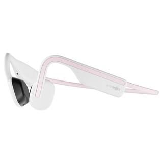 Shokz OpenMove Bone-Conduction Wireless Bluetooth Headphones with Microphone in Himalayan Pink | The Home Depot