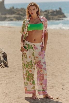 Maaji Floating Blooms Wide-Leg Pants | Anthropologie (US)