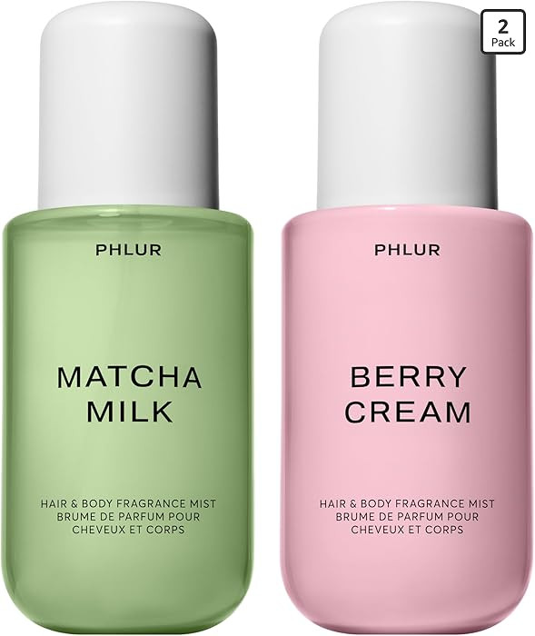 PHLUR Berry Matcha Latte Body Mists, 8oz Each - Hair and Body Perfume for Women | Amazon (US)