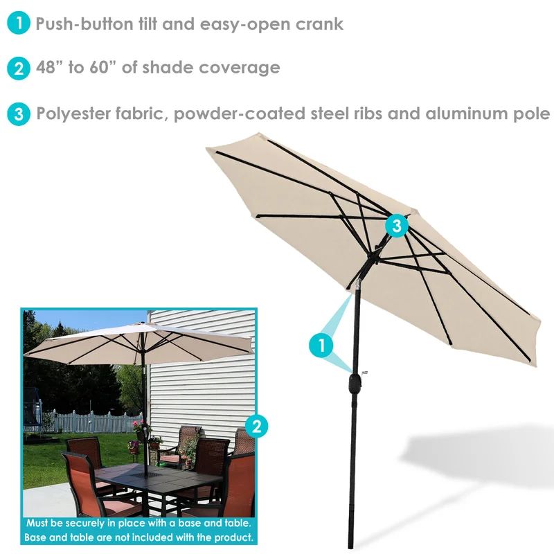 Delaplaine 108'' Market Umbrella | Wayfair North America