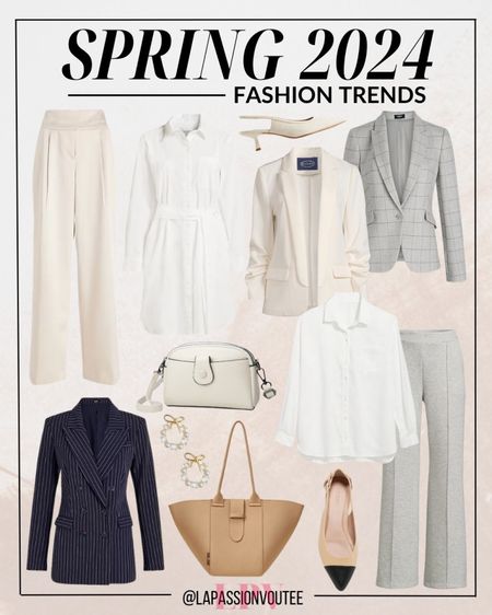 Elevate your work wardrobe with the understated elegance of Spring 2024's neutral tones. Discover a palette that seamlessly blends professionalism and style. From refined neutrals to timeless classics, redefine office chic with ensembles that speak volumes in subtlety. Unleash your confidence in the power of simplicity.

#LTKSeasonal #LTKMostLoved #LTKstyletip