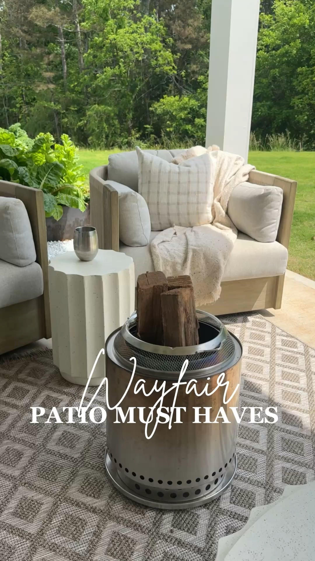 #ad @Wayfair has everything you need to get your patio ready for the summer time☀️ From outdoor seating to patio rugs and garden planters, Wayfair has it all!! #ad #wayfair #wayfairpartner #outdoor #wishyouwerehere

#LTKHome #LTKSeasonal #LTKSaleAlert