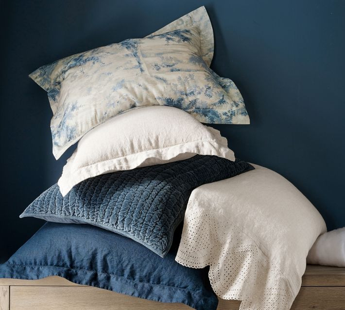 Eyelet Border Pillowcases | Pottery Barn (US)