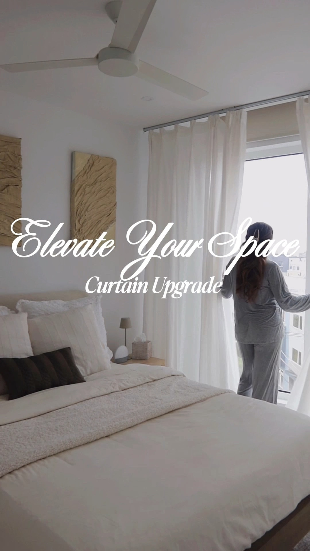 How to elevate your space with a simple curtain upgrade!

#LTKHome #LTKWatchNow