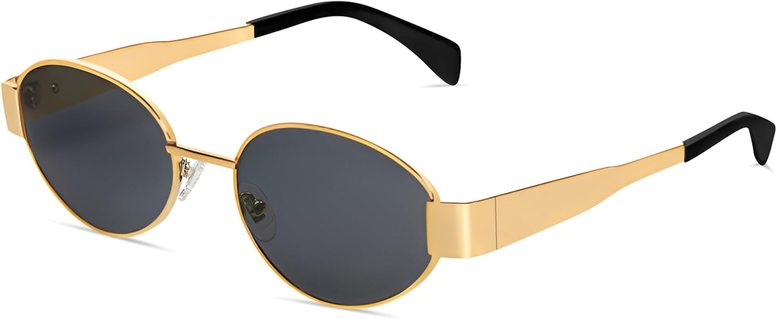 BUTABY Retro Oval Sunglasses for Women Men Designer Trendy Sun Glasses Classic Shades UV400 Prote... | Amazon (US)