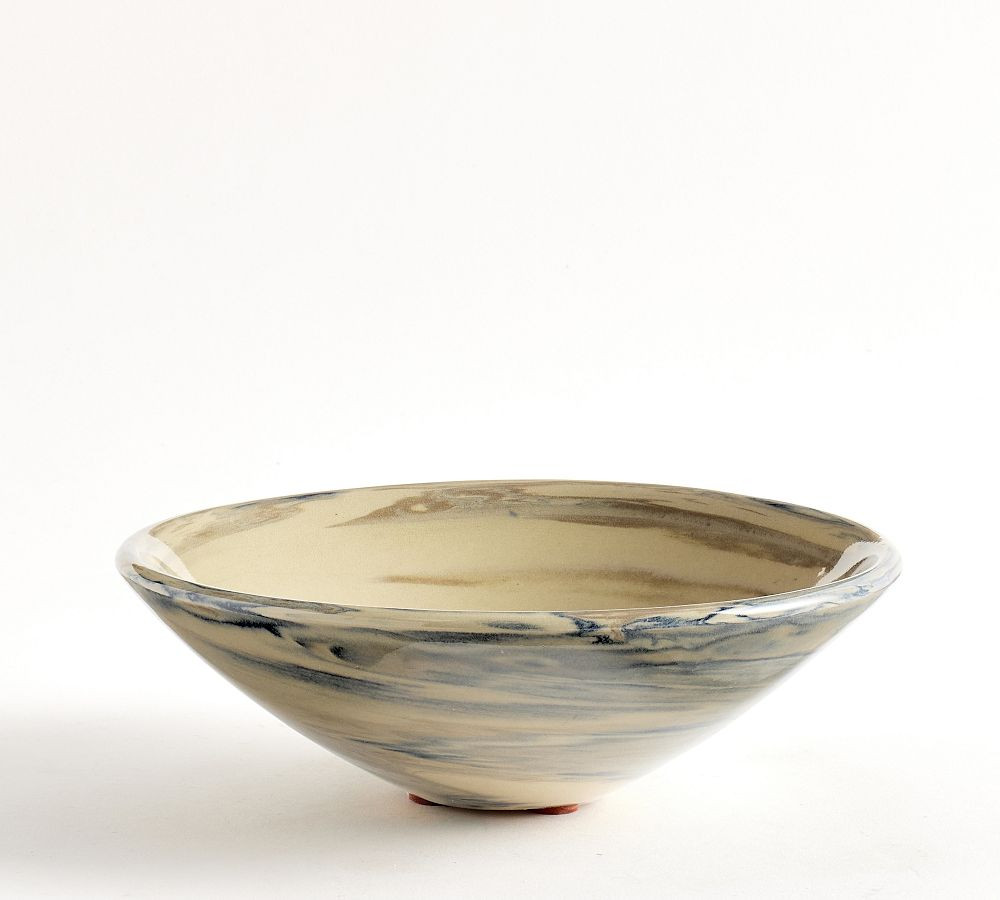 Marbled Blue Ceramics, Small Bowl - Blue | Pottery Barn (US)