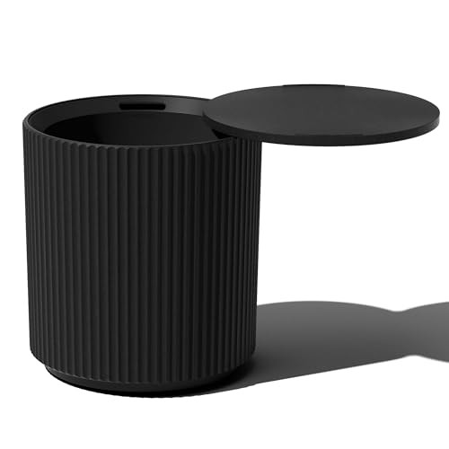 Veradek Outdoor Cooler Side Table - 2 in 1, Black, 21 inch | Amazon (US)