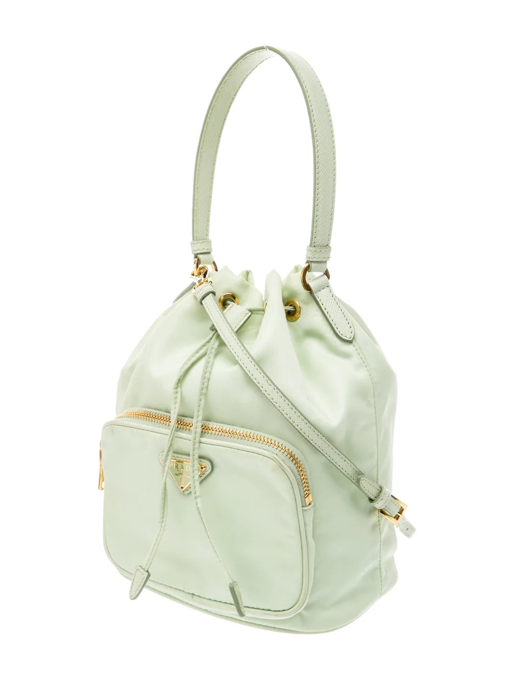 Saffiano Leather Bucket Bag | The RealReal