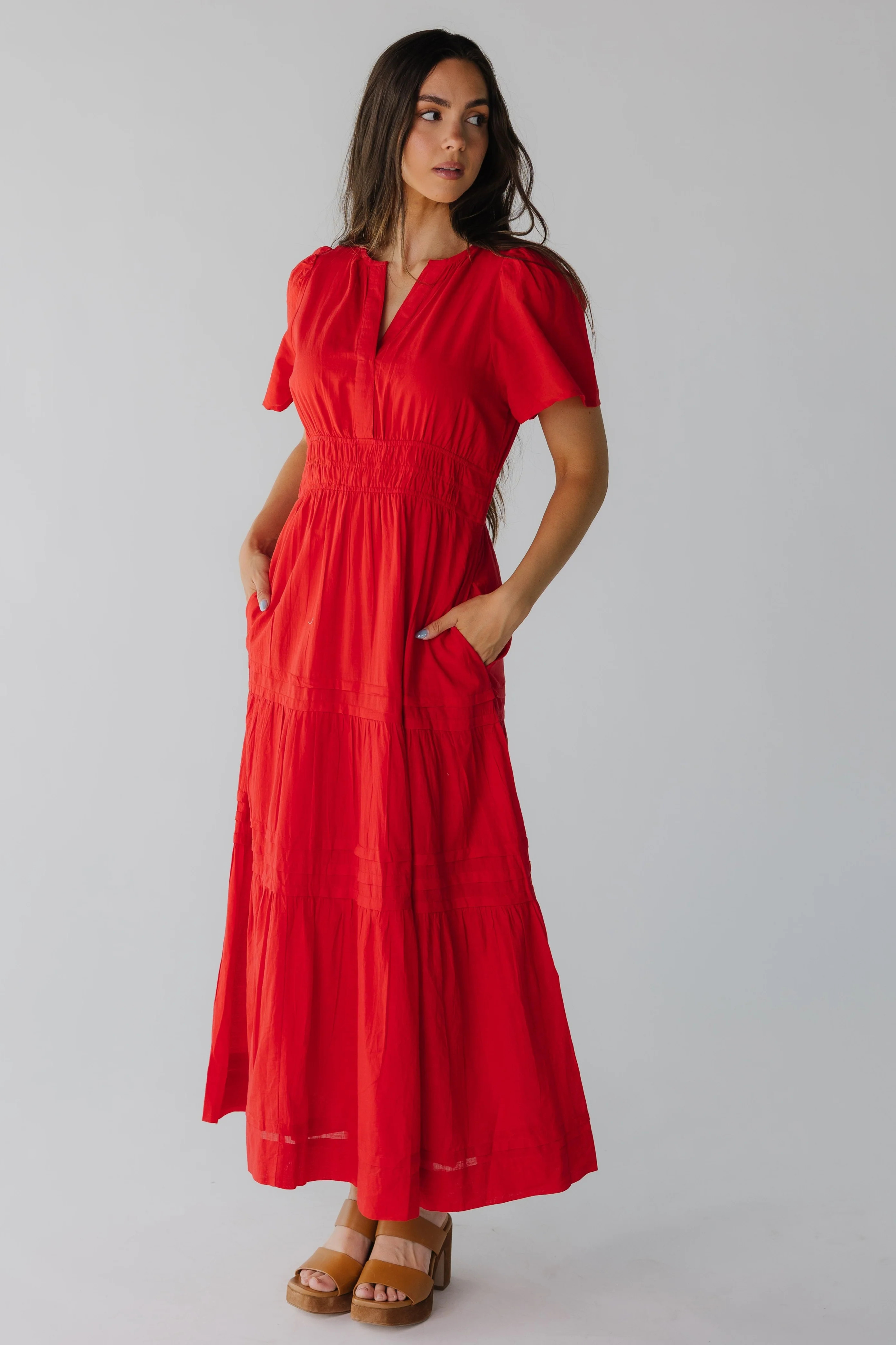 The Citrus Shae Dress Red | Called To Surf