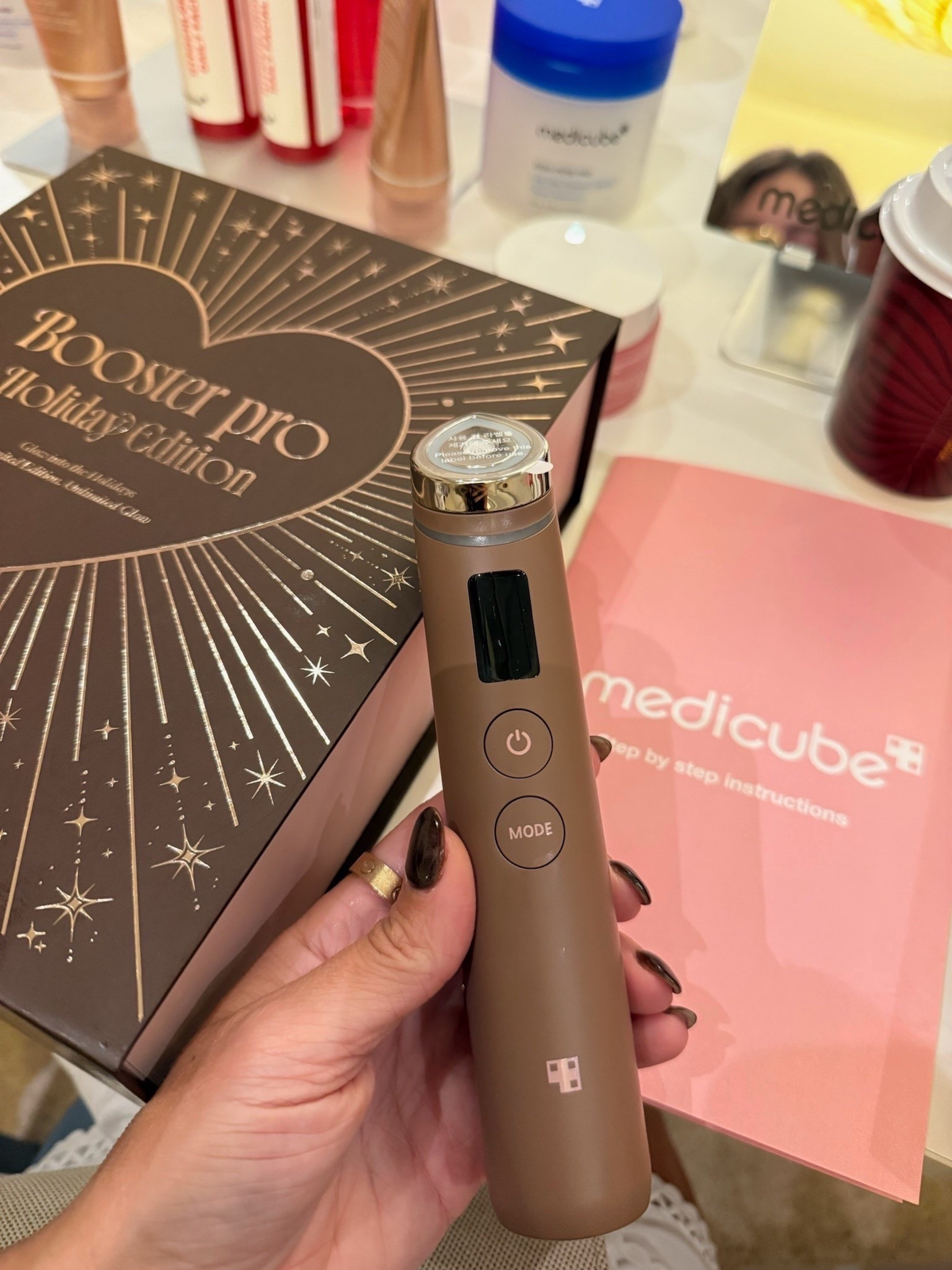 Medicube booster pro is on major sale today only!! 🏃‍♀️ 

#LTKBeauty #LTKOver40 #LTKSaleAlert