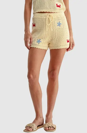 Lush Embroidered Knit Shorts | Nordstromrack | Nordstrom Rack