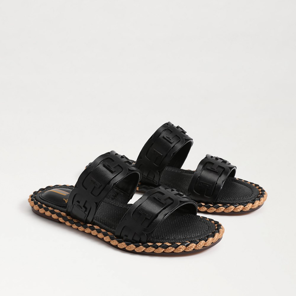 Tatum Double E Logo Slide Sandal | Sam Edelman