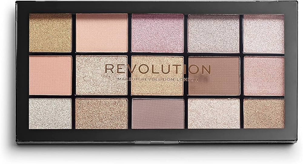Makeup Revolution Reloaded Palette, Makeup Eyeshadow Palette, Includes 15 Shades, Lasts All Day L... | Amazon (US)