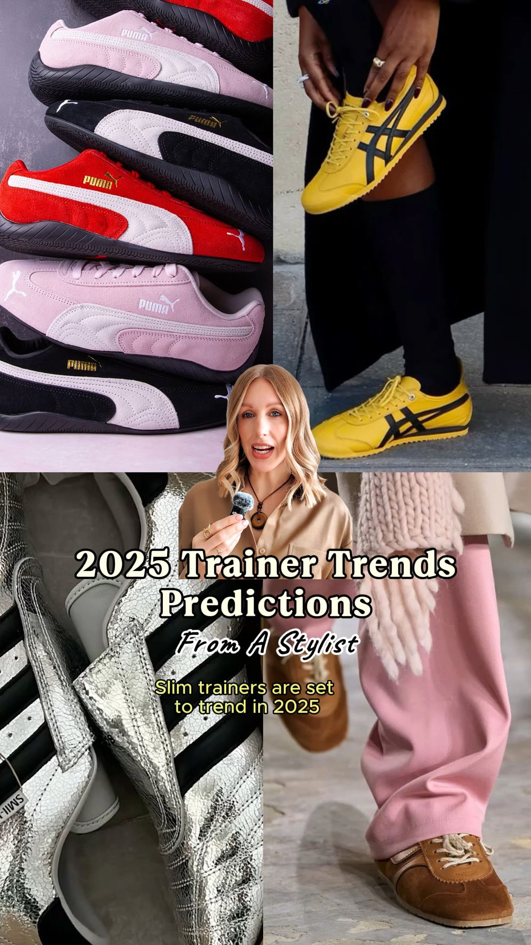 Trainer trends 2025 - trendy sneakers - slim trainers - retro trainers - spring summer trend - adidas Tokyo - puma speedcat - new balance 530 x Miu Miu trainers - suede trainers _ cos trainers - dries van noten suede sneakers - adidas taekwondo - onitsuka tiger Mexico 66 

#LTKshoes #LTKstyletip #LTKuk