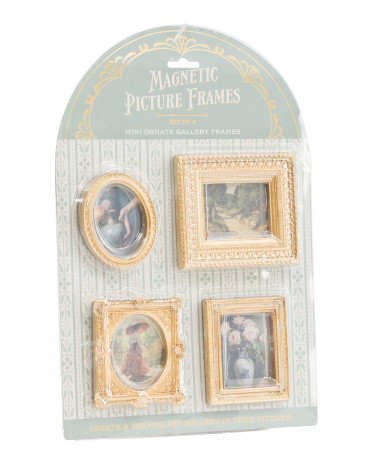 4pc Magnetic Ornate Picture Frame Set | TJ Maxx