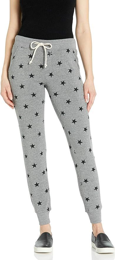 Alternative Women's Sweatpants, Eco-Fleece Tri Blend Printed Jogger Pant | Amazon (US)