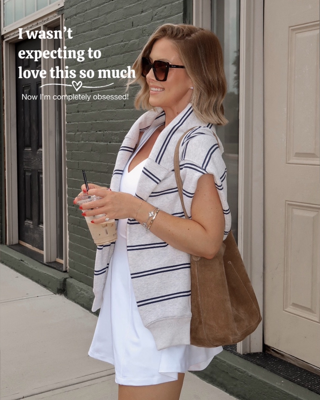 XS striped pullover / XS regular dress (use code DENIMAF at checkout for an additional discount on top of the sale!)

#LTKPetite #LTKOver40 #LTKSaleAlert