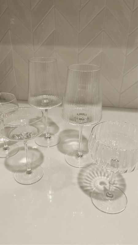 Wine & coupe glasses, these would make the perfect gift! #StylinbyAylin 

#LTKfindsunder50 #LTKhome #LTKSeasonal