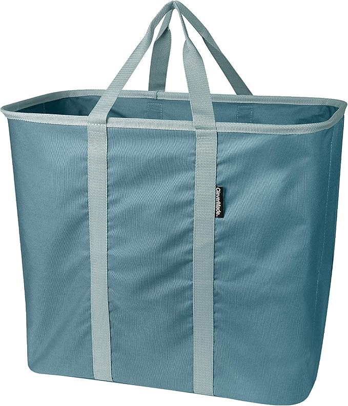 CleverMade Collapsible Laundry Tote, Large Foldable Clothes Hamper Bag, Laundry Caddy Carry All B... | Amazon (US)