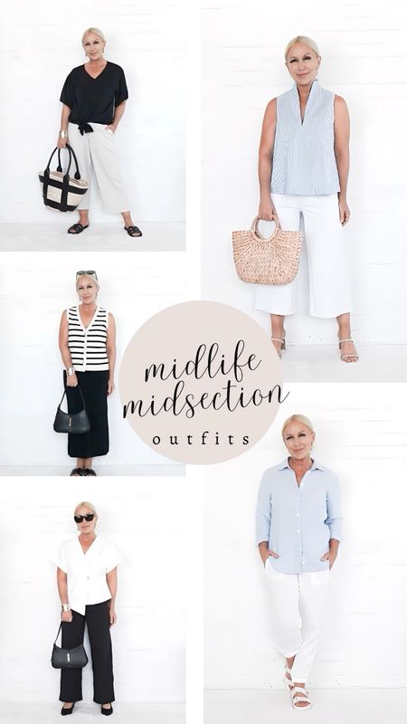 Midlife Midsection Outfits for Summer. Ask me about this outfit in the comments! —>	

#LTKOver40 #LTKSeasonal #LTKStyleTip