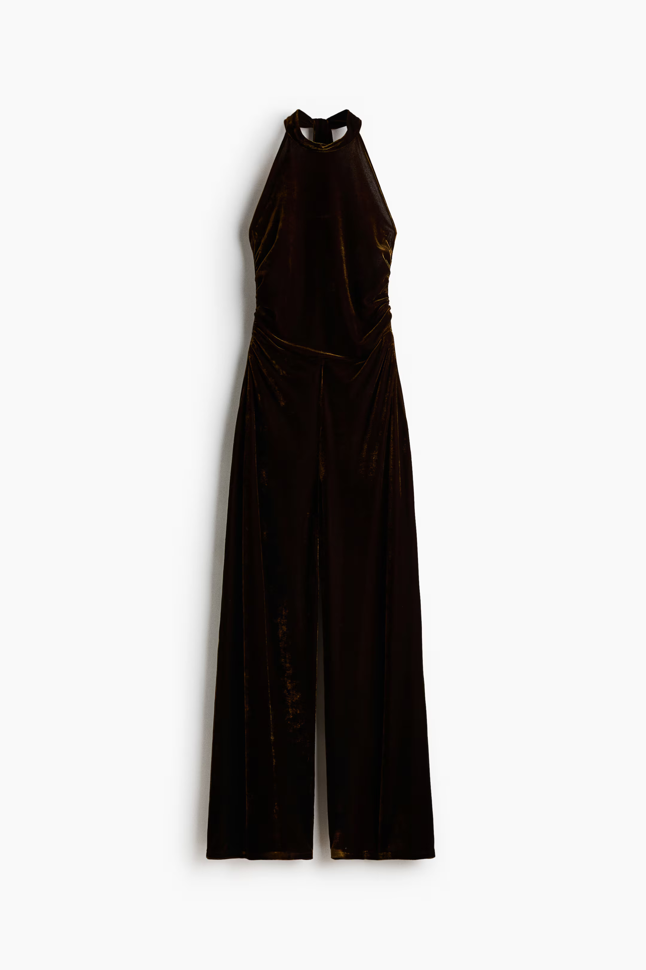 Velour Halterneck Jumpsuit | H&M (US + CA)
