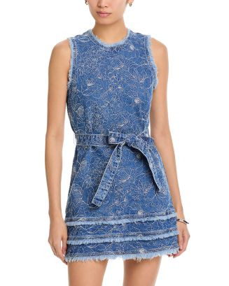 Garden Doodle Denim Dress | Bloomingdale's (US)