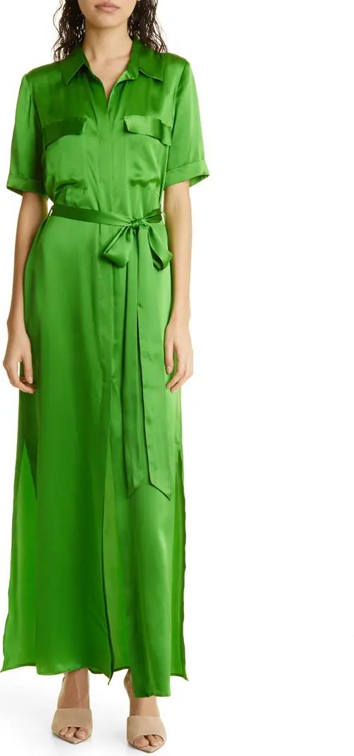 Klement Utility Silk Maxi Dress | Nordstrom