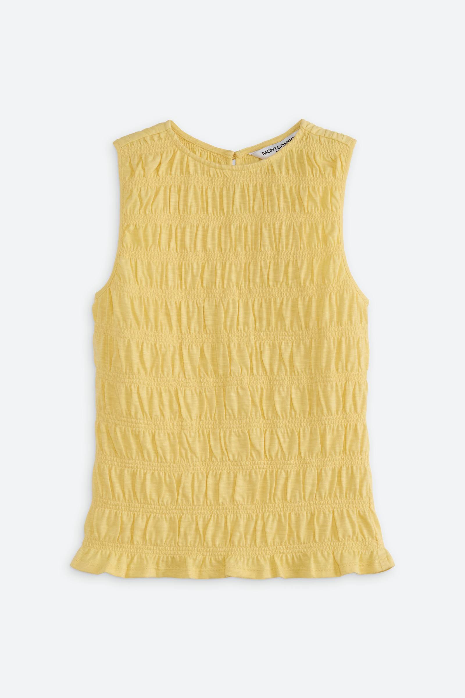 Smocked Sleeveless Knit Top | Stitch Fix