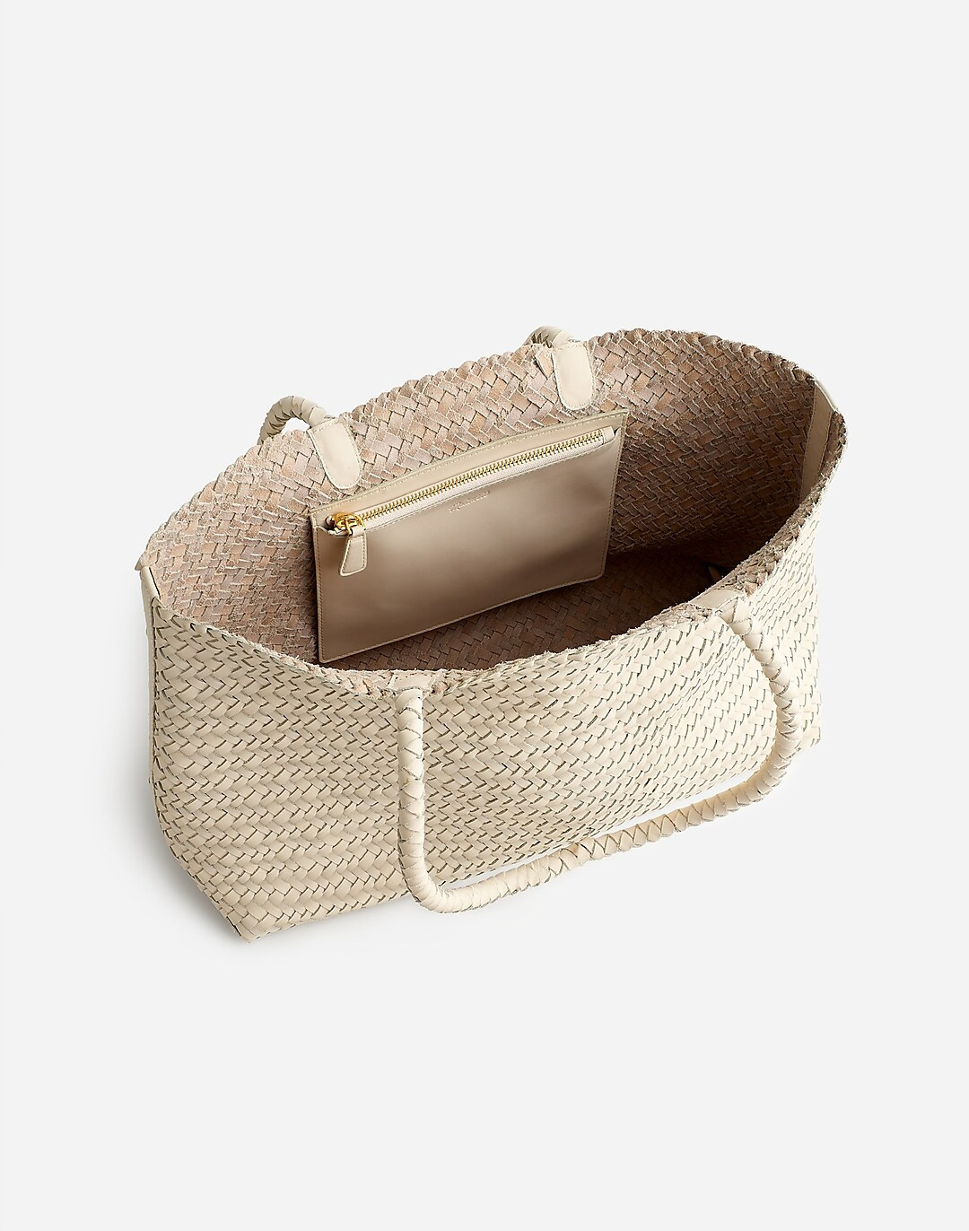 Handwoven Leather Tote | Madewell