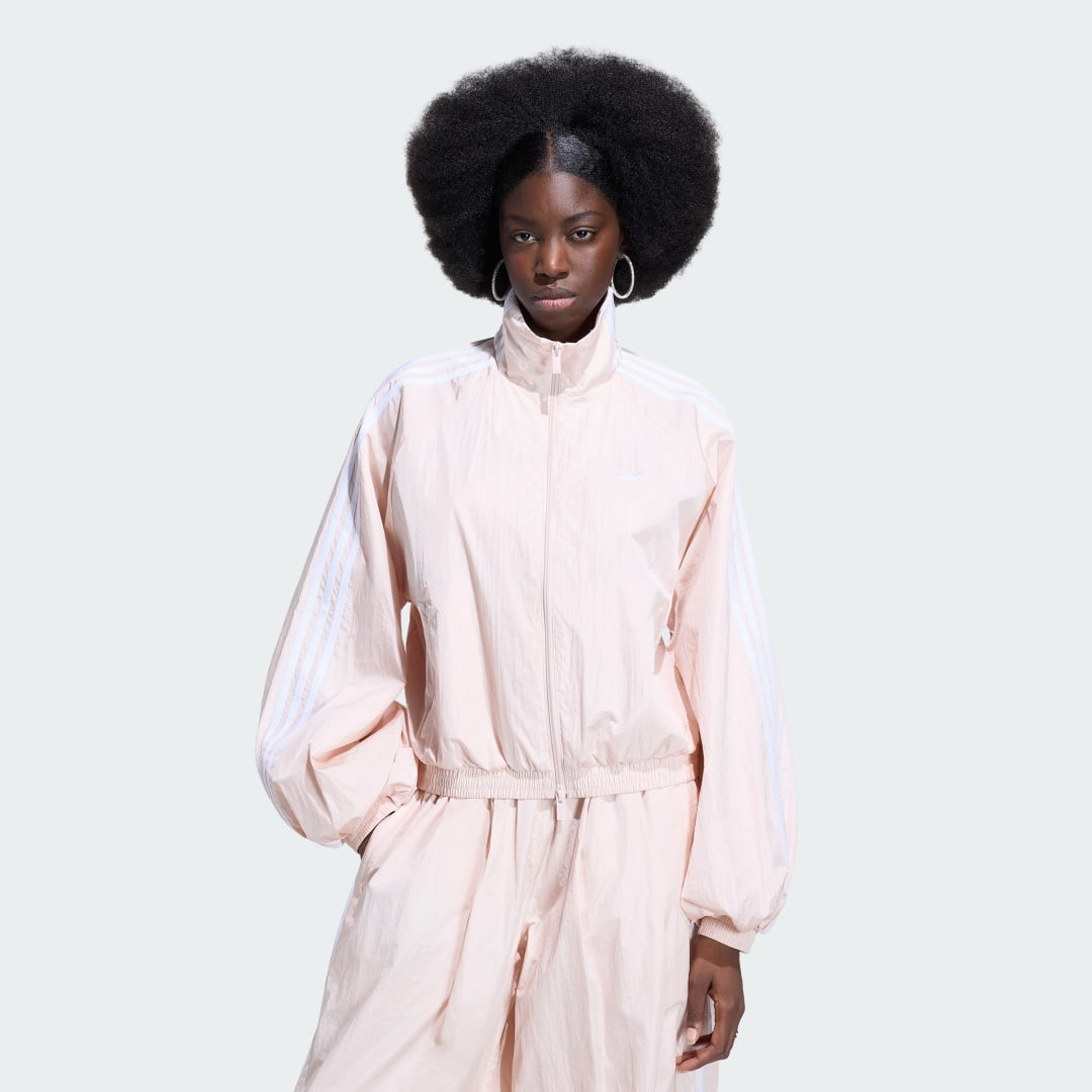 adidas ADILENIUM 5.0 BALLOON TRACK TOP Wonder Quartz XL - Womens Originals Jackets | adidas (US)