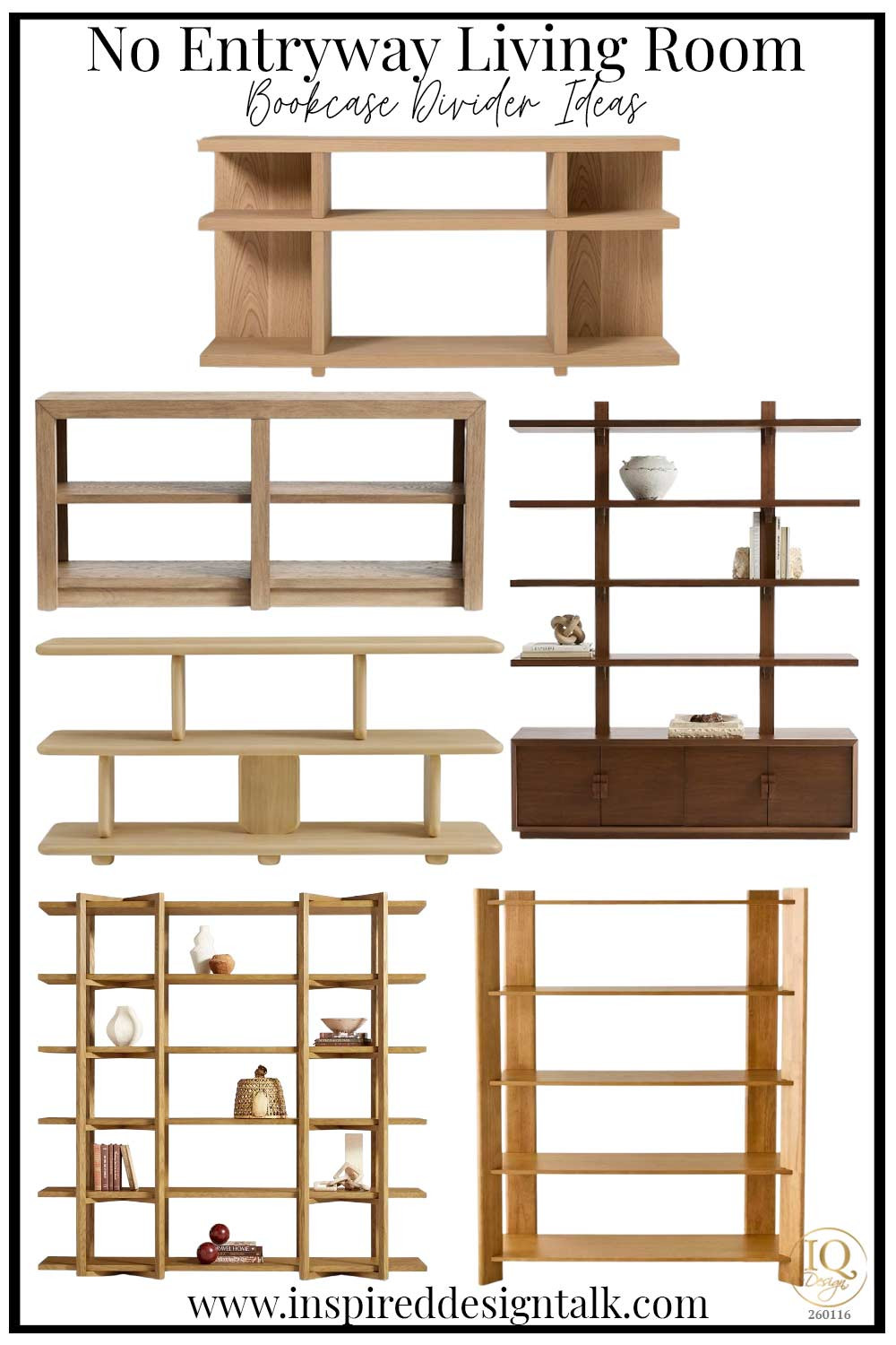 No Entryway Living Room – Bookcase Divider Ideas

If your front door opens straight into your living room, a low bookcase divider can create a subtle “faux half wall” without blocking light. These open shelving and modern bookcase divider ideas help define the entry zone while maintaining traffic flow. Look for pieces around 30–36 inches high to preserve sightlines and keep the space feeling open. Open-back shelving, slatted designs, and light wood finishes work especially well in modern neutral living rooms. Style them minimally with books, baskets, and decor so they feel curated — not crowded. 

 #LTKSeasonal #LTKOver40 #LTKHome