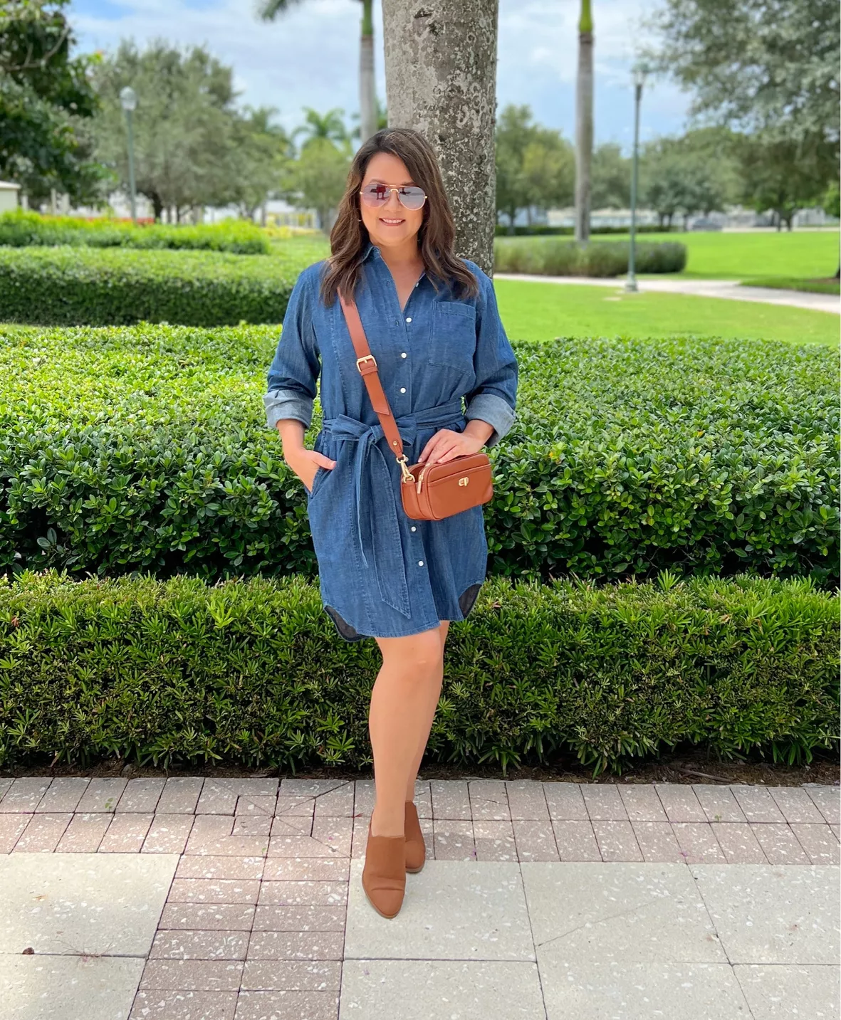 Belted Mini Shirtdress curated on LTK
