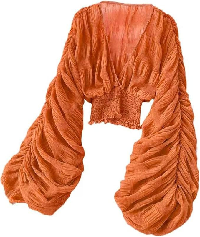 CUTEGAL Bell Sleeve Tops for Women Dressy Tops for Evening Wear Sexy Party Lace Blouses | Amazon (US)