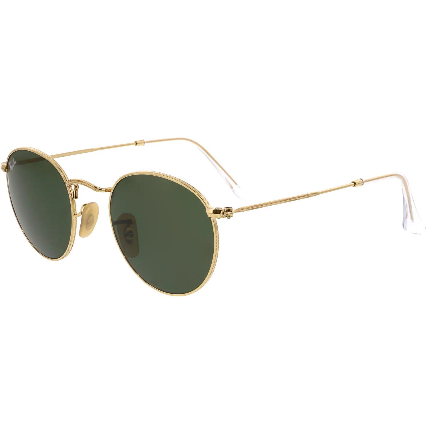 Ray-Ban Polarized Round Metal RB3447-001-47 Gold Sunglasses | Walmart (US)