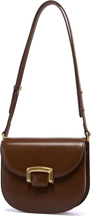 LA FESTIN Small Leather Crossbody Purses For Women - Adjustable Strap Shoulder Bag Summer Purse, ... | Amazon (US)