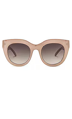 Le Specs Air Heart Sunglasses in Oatmeal from Revolve.com | Revolve Clothing (Global)