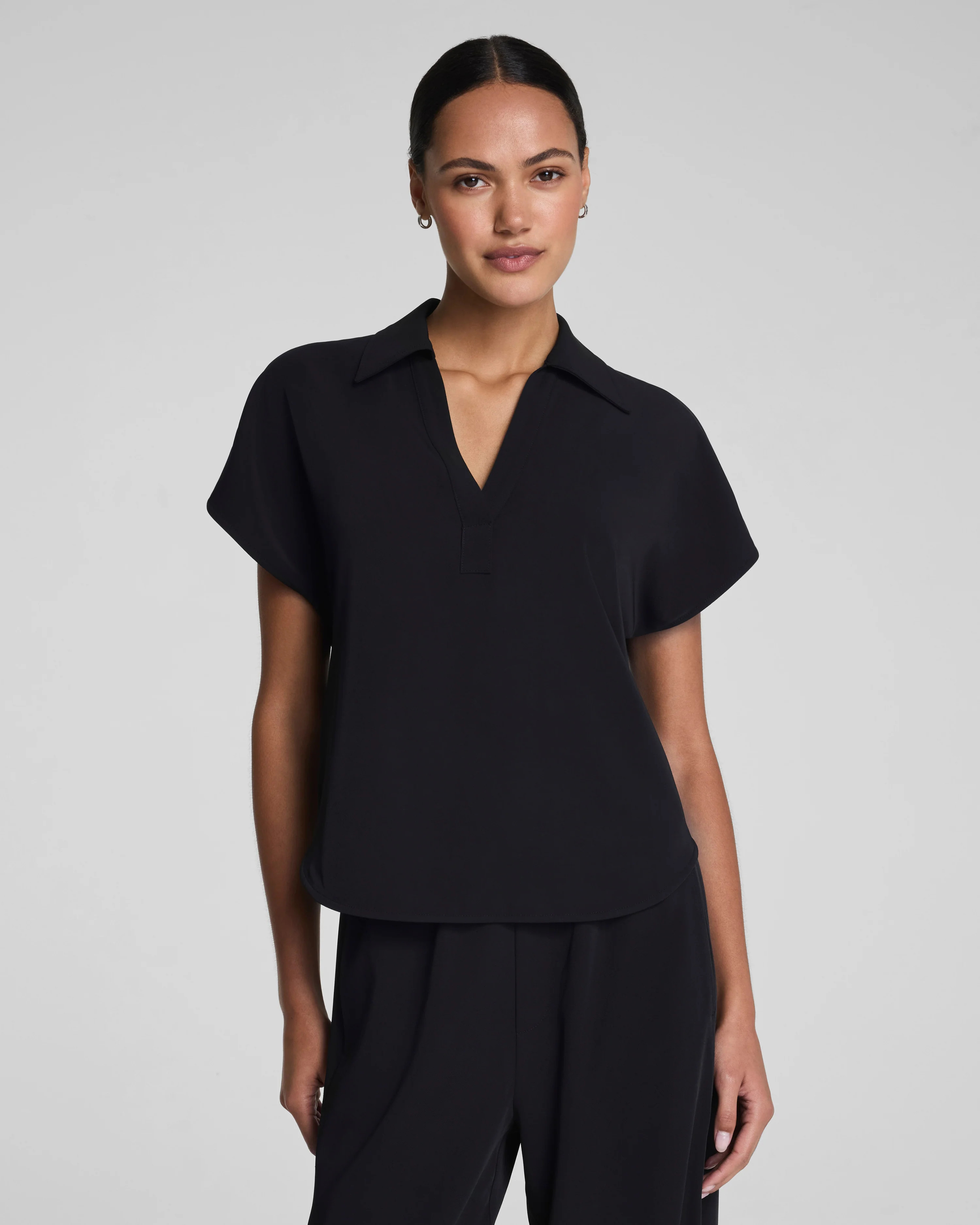 SPANX® CarryOn Collared Tee | Travel-Friendly Collared Top | Spanx